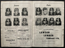 Load image into Gallery viewer, 1951 McMaster University vs Windsor ORFU Rugby Football Program Canadian College