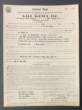Load image into Gallery viewer, 1957 Three D's Rock Band Autographed WHIL Record Chart + Contract + Playbill
