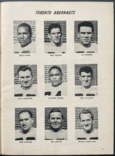 Load image into Gallery viewer, 1954 CFL Football Program Winnipeg Blue Bombers vs Toronto Argonauts Vintage