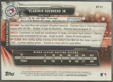 Load image into Gallery viewer, 2017 Bowman Prospects Vladimir Guerrero Jr Signed Baseball Card Blue Jays BAS