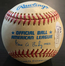 Load image into Gallery viewer, Cal Ripken Jr Signed Gene Budig Baseball MLB Autographed Orioles HOFer JSA COA