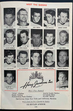 Load image into Gallery viewer, 1952-53 Cleveland Arena AHL Hockey Program Barons vs Hershey Bears Johnny Bower