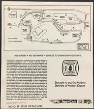 Load image into Gallery viewer, 1993 Race Day Pit Pass Molson Indy 500 Autographed Winner Signed Paul Tracy