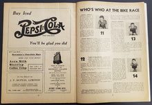 Load image into Gallery viewer, 1941 Montreal Forum's 18th Annual International Bike Race Sports Book Magazine