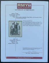 Load image into Gallery viewer, The Who Band Type 1 B&W Promotional Band Photo Music Rock Roger Daltrey LOA VTG