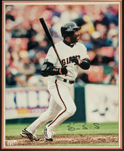 Load image into Gallery viewer, 2001 MLB Baseball Signed Barry Bonds 73 HR Season Framed Photo Autographed JSA