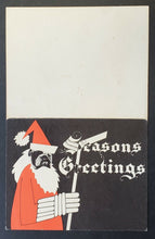 Load image into Gallery viewer, 1956 OHA Senior A Hockey Team Photo Windsor Bulldogs Christmas Card Joe Klukay