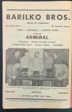 Load image into Gallery viewer, 1951 Maple Leaf Gardens NHL Playoff Hockey Program Game 4 Semi Finals Bruins