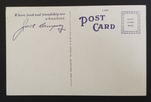 Load image into Gallery viewer, 1930s Jack Dempsey Madison Square Gardens Restaurant Postcard Boxing Vintage