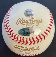Load image into Gallery viewer, Kevin Miller Signed Autographed 2004 World Series Baseball Inscribed Tr-Star MLB