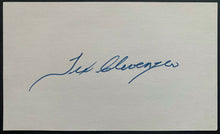 Load image into Gallery viewer, Vintage 1950/60's Tex Clevenger Autographed Signed Index Card + Envelope MLB