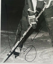 Load image into Gallery viewer, Early 1980's David Shaw + Mike Hough Kitchener Rangers Autographed Hockey Photo