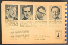 Load image into Gallery viewer, 1960's All-Stars Hockey Guidebook Instructions Soft Cover Featuring Bob Nevin