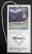 Load image into Gallery viewer, 1999 PGA Championship 6 Unused Grounds Passes @ Medinah Country Club Tiger Woods