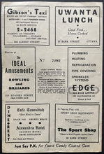Load image into Gallery viewer, 1934 Senior Hockey Program Ottawa Auditorium Hull Volants vs Sudbury Wolves
