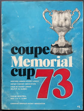 Load image into Gallery viewer, 1973 Memorial Cup Hockey Program Montreal Toronto Marlboros vs Quebec Ramparts