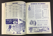 Load image into Gallery viewer, 1967 NHL Playoff Program Game 3 New York Rangers v Montreal Canadiens Vtg Hockey