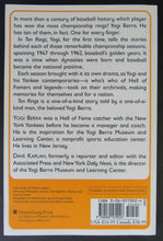 Load image into Gallery viewer, Ten Rings Book by Yankees MLB HOF Yogi Berra + Dave Kaplan Large Print Baseball