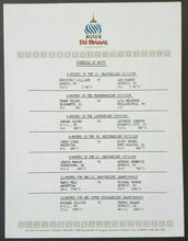 Load image into Gallery viewer, 1990 Rare WBO Super Middleweight Championship Boxing Program Hearns vs Olajide