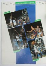 Load image into Gallery viewer, 1989-1990 NBA Minnesota Timberwolves Inaugural Season Yearbook + News Clippings