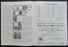 Load image into Gallery viewer, 1974 Boston Garden Final Game WHA Program New England Whalers - Houston Aeros