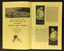 Load image into Gallery viewer, 1967 NHL Oldtimers Hockey Program vs Saint John Mooseheads Lord Beaverbrook Rink