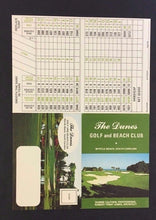 Load image into Gallery viewer, C1960 The Dunes Myrtle Beach South Carolina Scorecard Unused Score Card Golf