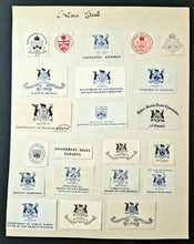 Load image into Gallery viewer, 1930s Sheet Ontario Government Shields/Crests/Coats of Arms VTG