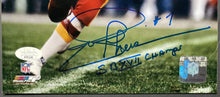 Load image into Gallery viewer, Joe Theismann Autographed Football Photo Washington Redskins Signed JSA NFL Holo