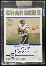 Load image into Gallery viewer, 2004 Signed NFL San Diego Chargers Philip Rivers Autographed Topps Rookie Card