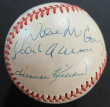 Load image into Gallery viewer, Autographed MLB Baseball Signed x11 500 HR Club Members Aaron Mantle Mays JSA