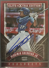 Load image into Gallery viewer, Vladimir Guerrero Jr. Autographed 2015 Elite Extra Edition Baseball Card Beckett
