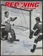 Load image into Gallery viewer, 1968 Gordie Howe Milestone Ticket Stub + Program 1800 Playoff & Reg Season Pts