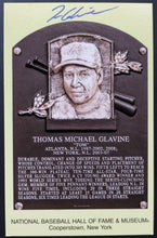 Load image into Gallery viewer, Signed Autographed Tom Glavine Hall Of Fame Postcard Baseball MLB Atlanta Braves