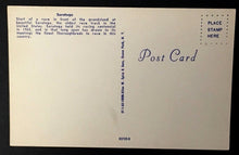 Load image into Gallery viewer, 1963 Saratoga Race Track Postcard Vintage Horse Racing Saratoga Springs New York