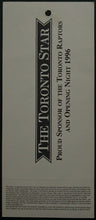 Load image into Gallery viewer, 50th NBA Anniversary Toronto Raptors Full Ticket and Schedule 1996-97 Basketball