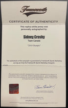 Load image into Gallery viewer, Sidney Crosby Team Canada Nike Autographed Olympic 2010 Jersey Signed Frameworth