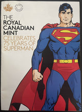 Load image into Gallery viewer, 2013 Canada Post Book Showing Product Issued 75th Anniversary Of Superman