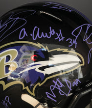 Load image into Gallery viewer, 2019/20 Baltimore Ravens Team Signed x23 Riddell Helmet Beckett Jackson Harbaugh