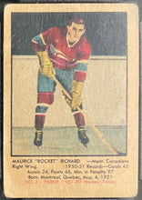 Load image into Gallery viewer, 1951-52 Parkhurst Near Complete Set 102/105 Hockey Cards NHL Howe Richard RC KSA