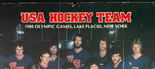 Load image into Gallery viewer, 1980 USA Hockey Olympic Gold Medal Miracle Team Promo POS Poster Northland Vtg
