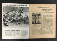 Load image into Gallery viewer, 1951 Sporting World Magazine MLB Baseball Hockey Edition Gordie Howe + Richard
