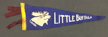 Load image into Gallery viewer, Vtg Little Buffalo Canada Felt Mini Pennant Lot Northern Alberta Travel Tourism