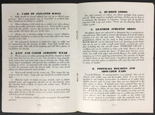 Load image into Gallery viewer, 1940s Spalding Vtg Athletic Equipment Sports Publication Book Football Baseball