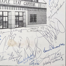 Load image into Gallery viewer, Maple Leaf Gardens Print Autographed Signed by 25+ Hockey HOFers Toronto NHL VTG