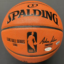 Load image into Gallery viewer, Jerry West Signed NBA Replica Basketball Autographed The Logo Insc JSA Fanatics