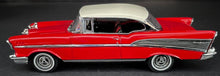 Load image into Gallery viewer, 1957 Chevrolet Belair Sport Coupe 1:43 Diecast Metal Matchbox Collectibles DVG02