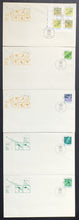 Load image into Gallery viewer, 1988 Calgary Winter Olympics First Day Covers x5 XV Olympic Winter Games Vintage