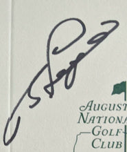 Load image into Gallery viewer, 1985 + 1993 Masters Golf Champion Bernhard Langer Autographed Signed Scorecard