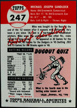 Load image into Gallery viewer, Mike Sandlock Topps Vintage Autographed Baseball Card Signed MLB Pirates Cubs